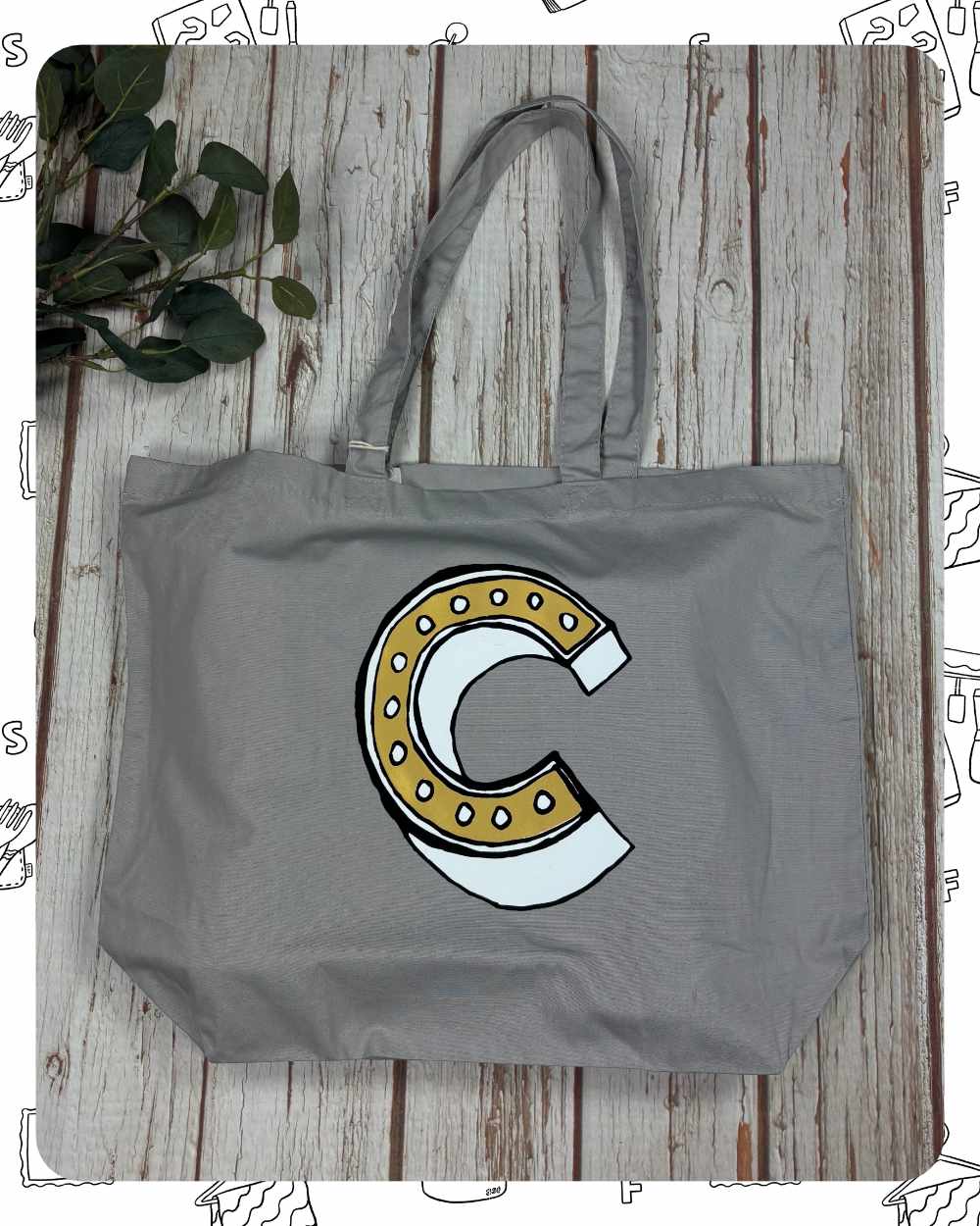 Ready To Ship: Organic Shopper- Letter C