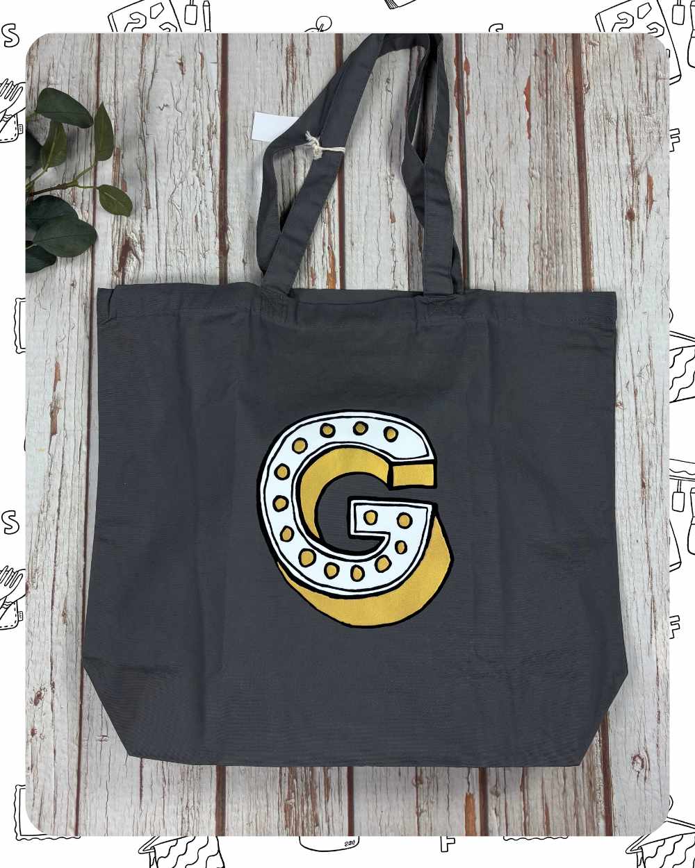 Ready To Ship: Organic Shopper- Letter G