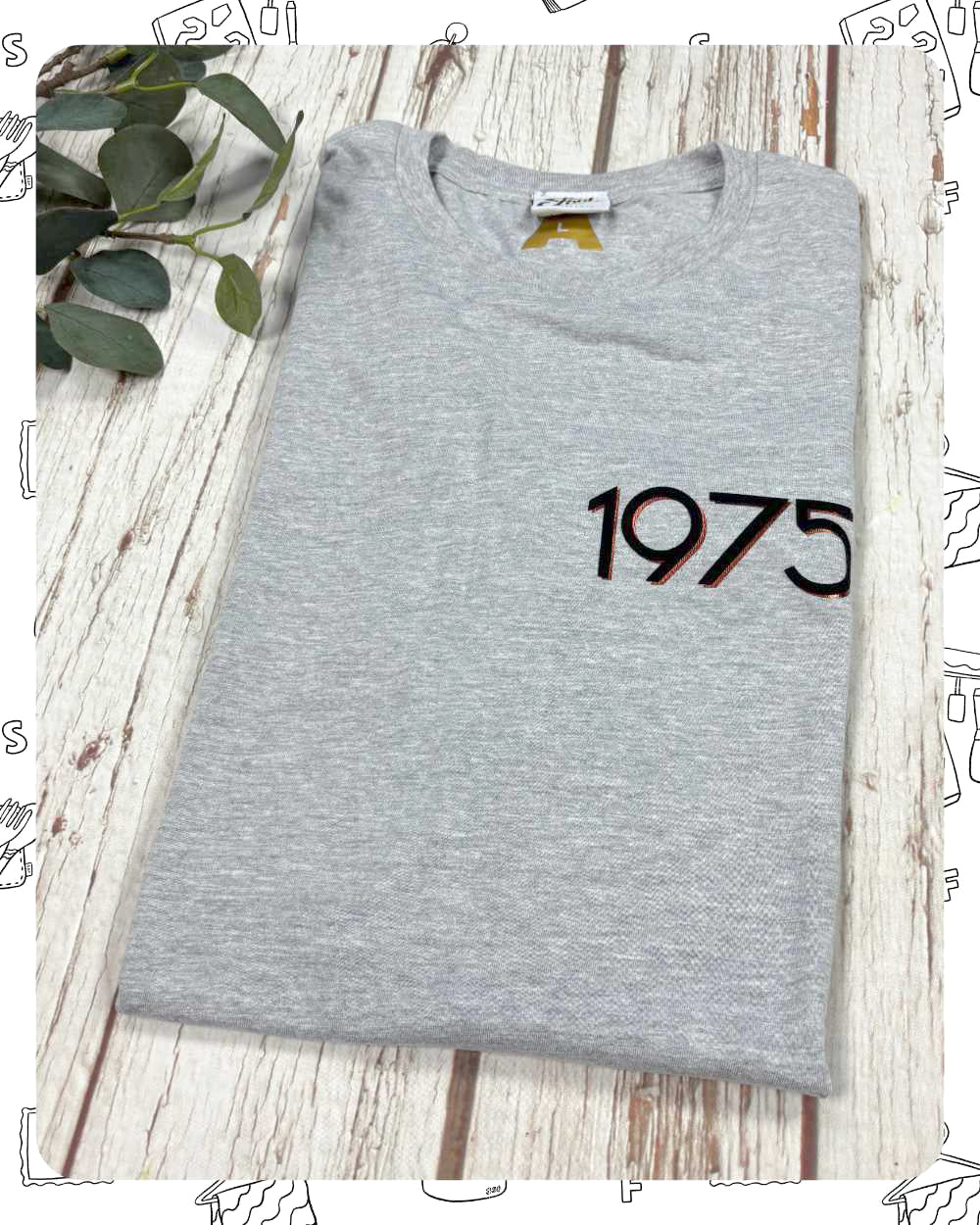 Ready To Ship: Unisex Heather T-Shirt- 1975 Branson- Large