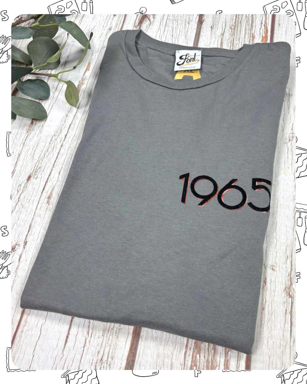 Ready To Ship: Unisex Asphalt T-Shirt- 1965 Branson- X-Large