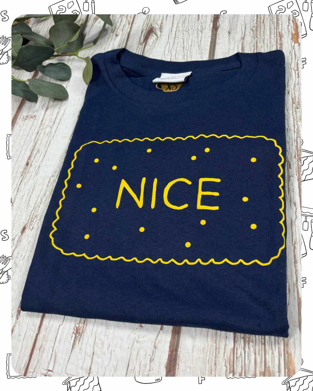 Ready To Ship: Kids Navy T-Shirt- Nice- age 5-6 years
