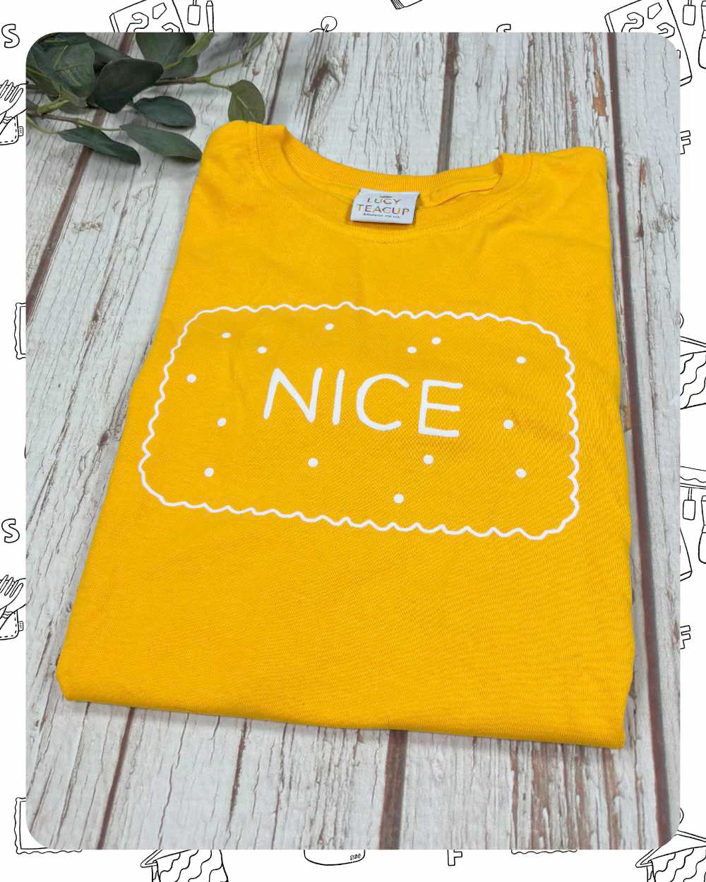 Ready To Ship: Kids Yellow T-Shirt- Nice- age 7-8 years