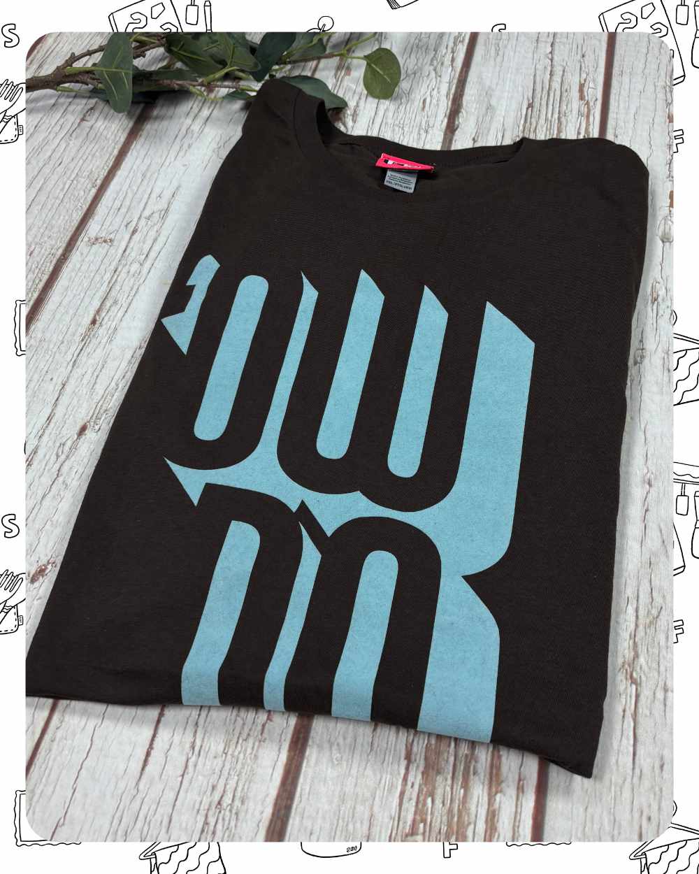 Ready To Ship: Unisex Brown T-Shirt 'Ow Do- Size 2XL