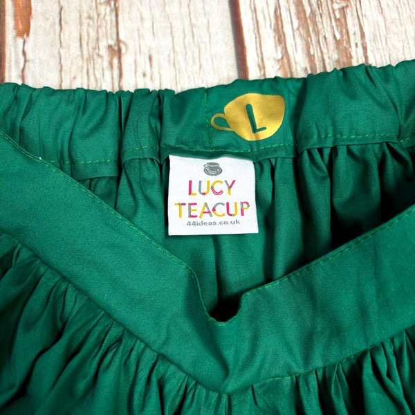 Green Unicorn Swan Skirt with Elasticated Waist and Pockets