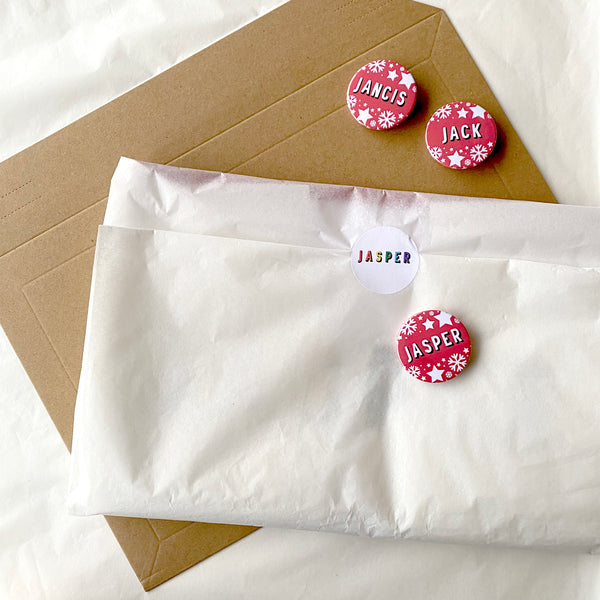 Christmas Name Badges