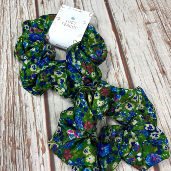 Scrunchies-Soft Fabric Florals