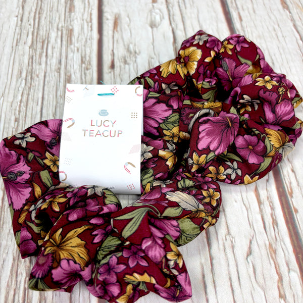 Scrunchies-Soft Fabric Florals