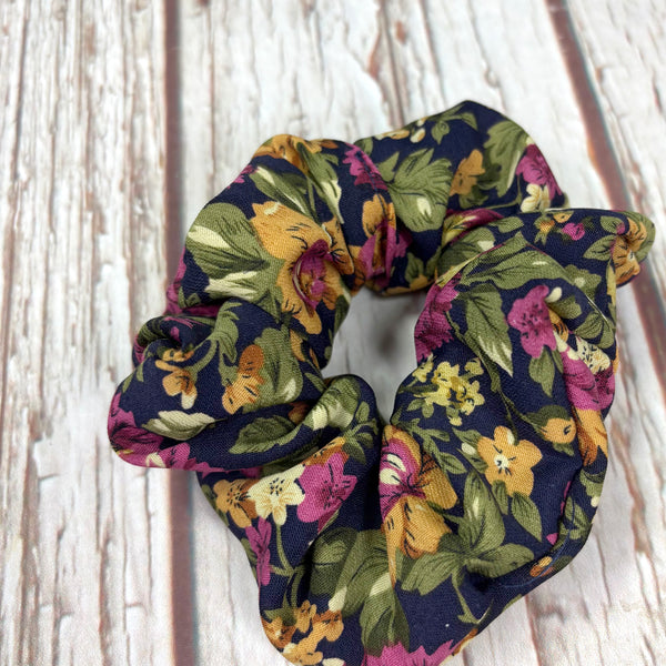 Scrunchies-Soft Fabric Florals