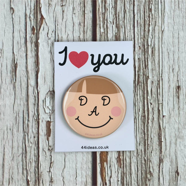 Dad Pin Badge Accessories, Badges, Birthday, Pleb 44ideas.co.uk