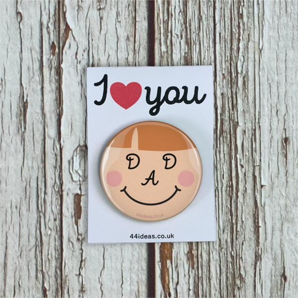 Dad Pin Badge Accessories, Badges, Birthday, Pleb 44ideas.co.uk