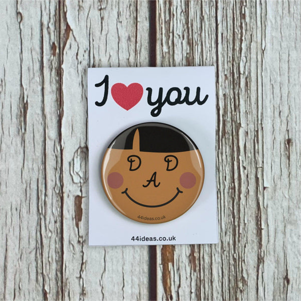 Dad Pin Badge Accessories, Badges, Birthday, Pleb 44ideas.co.uk