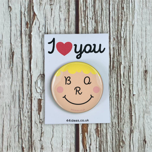 Bro (brother) Pin Badge Accessories, Badges, Pleb 44ideas.co.uk