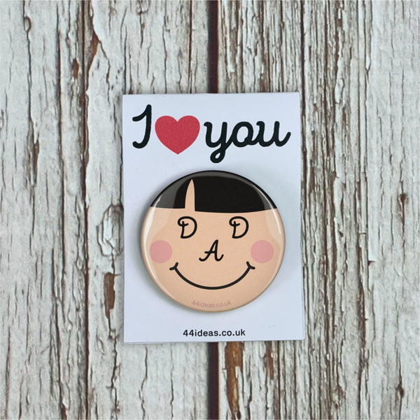 Dad Pin Badge Accessories, Badges, Birthday, Pleb 44ideas.co.uk