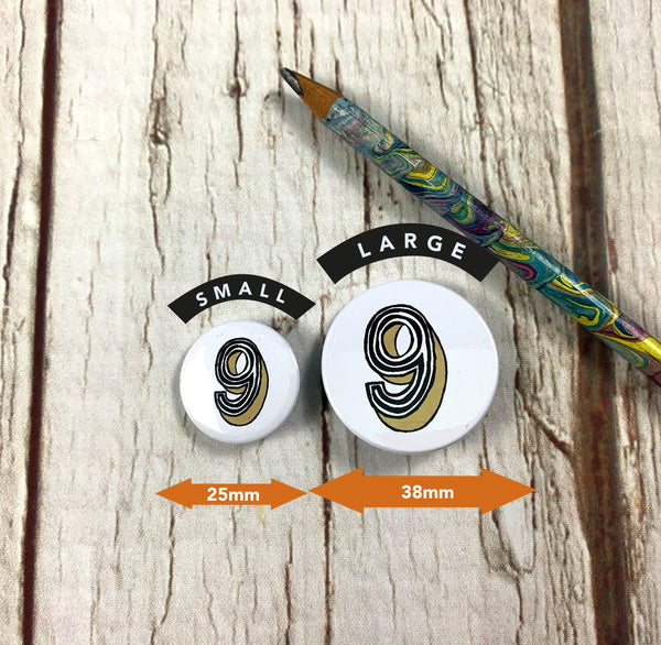 Birthday Badges! 1-10 -Juniper Red Accessories, Badges, Birthday, Font: Juniper Red 44ideas.co.uk