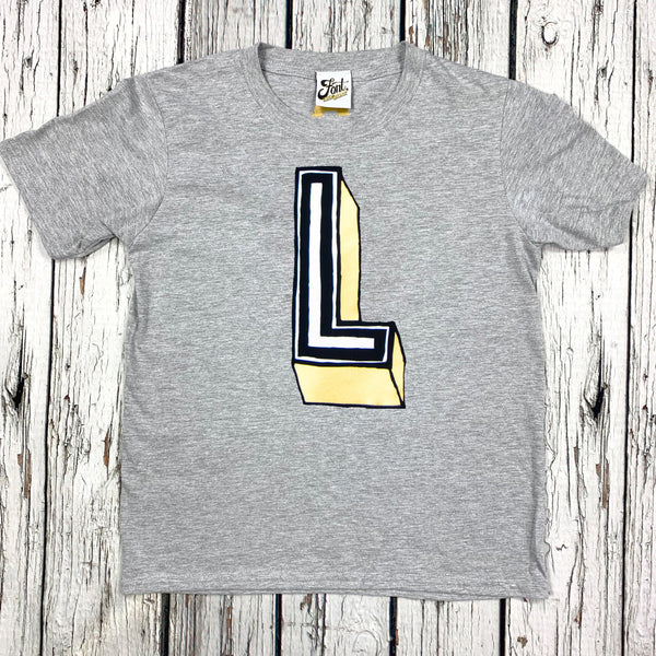 Baby Letter T-Shirt - Juniper Red Baby Clothes, Font Not Found, Font: Juniper Red, New Baby, T-Shirts, T-Shirts: Letters 44ideas.co.uk