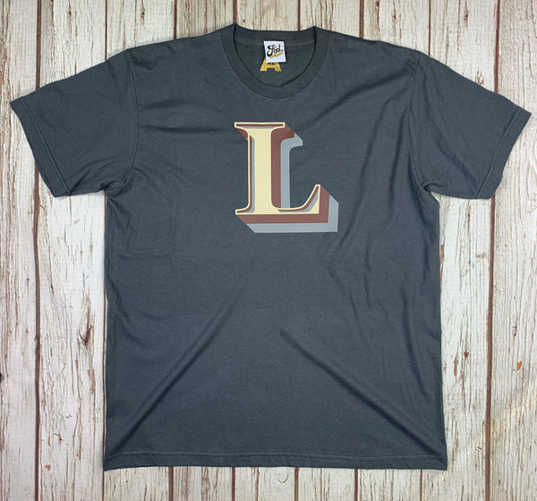 Men's Monogram T-Shirt - Stirling Shadow Font Not Found, Font: Stirling Shadow, Men's Clothes, T-Shirts, T-Shirts: Letters 44ideas.co.uk