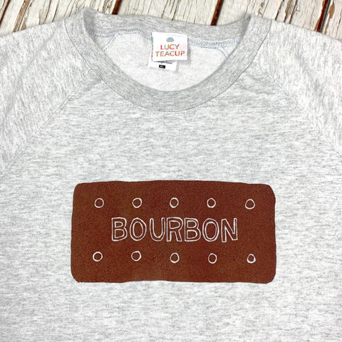 Bourbon Biscuit Women’s Sweatshirt Lucy Teacup, Sweatshirt, Womens Clothes 44ideas.co.uk