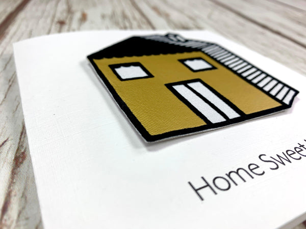 New Home-Handmade Greetings Card Cards, Font Not Found, Font: Juniper Red 44ideas.co.uk