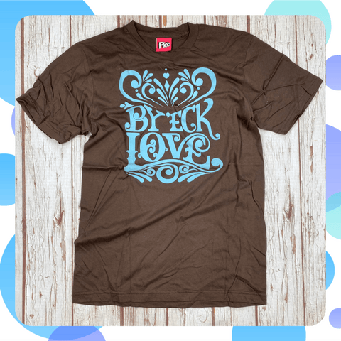 Made to Order: Mens By'eck love T-Shirt~ Sizes S, M, L, XL, 2XL Men's Clothes, Pleb 44ideas.co.uk
