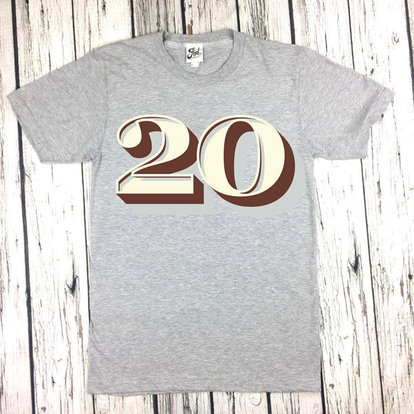 Birthdays 15, 16, 17, 18, 19, 20, 21 Male/Female T-Shirt - Stirling Shadow Font Not Found, Font: Stirling Shadow, Men's Clothes, T-Shirt: Numbers, T-Shirts, Teen Clothes, Womens Clothes 44ideas.co.uk