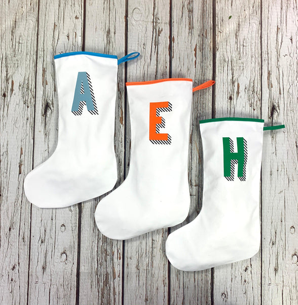 White Christmas Stockings ~ Bradford Buzz Christmas: Stockings, Font Not Found, Font: Bradford Buzz 44ideas.co.uk