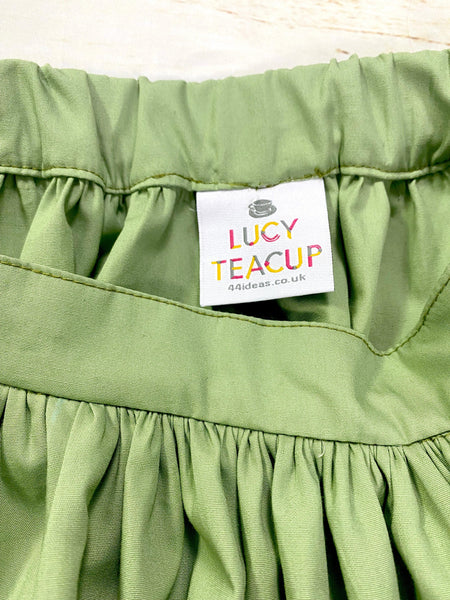 Daisy Skirt with Elasticated Waist and Pockets Lucy Teacup, Skirts, Womens Clothes 44ideas.co.uk