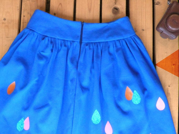 Blue Women's Raindrop Skirt Lucy Teacup, Skirts, Womens Clothes 44ideas.co.uk