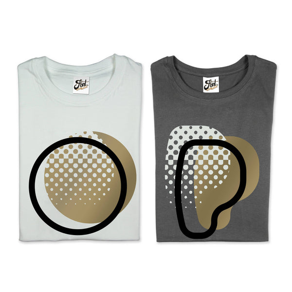 Dad/Child Matching T-Shirts - Fat Babs Deals, Father's Day, Font Not Found, Font: Fat Babs, Mother's Day, T-Shirts: Letters 44ideas.co.uk
