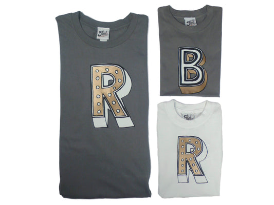 Dad/Child Matching T-Shirts - Juniper Red Deals, Father's Day, Font Not Found, Font: Juniper Red, Mother's Day, T-Shirts: Letters 44ideas.co.uk