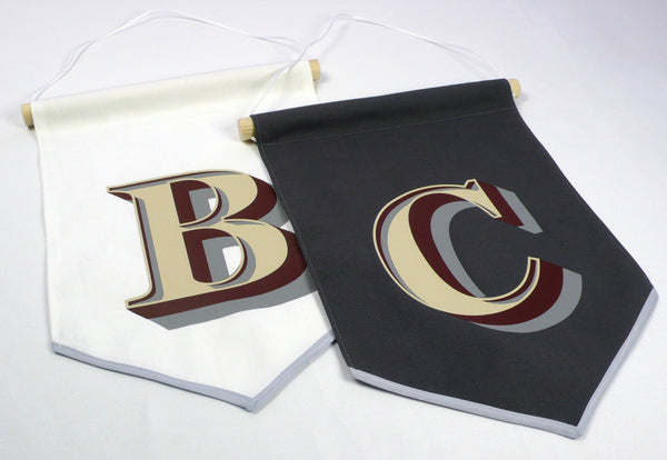 Alphabet Pennant A4 - Stirling Shadow Banners, Font Not Found, Font: Stirling Shadow, New Baby, Wall Art 44ideas.co.uk