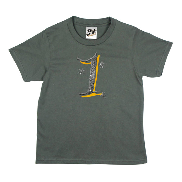 Girls' 1st Birthday T-Shirt - The Monroe Baby Clothes, Font Not Found, Font: The Monroe, New Baby, T-Shirt: Numbers, T-Shirts 44ideas.co.uk