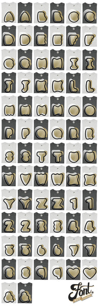 Letter Cushion - Fat Babs Cushions, Font Not Found, Font: Fat Babs, Homeware 44ideas.co.uk