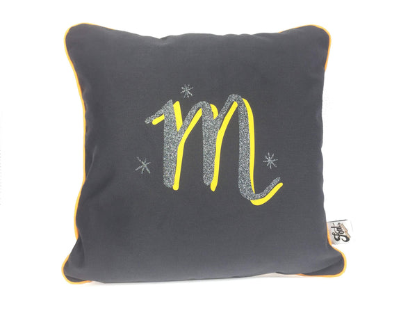 Initial Cushion - The Monroe Cushions, Font Not Found, Font: The Monroe, Homeware 44ideas.co.uk