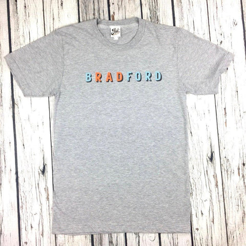Unisex 'Rad Bradford' shirt. Font Not Found, Font: Bingley Bang, Men's Clothes, T-Shirts, T-Shirts: Letters, Womens Clothes 44ideas.co.uk