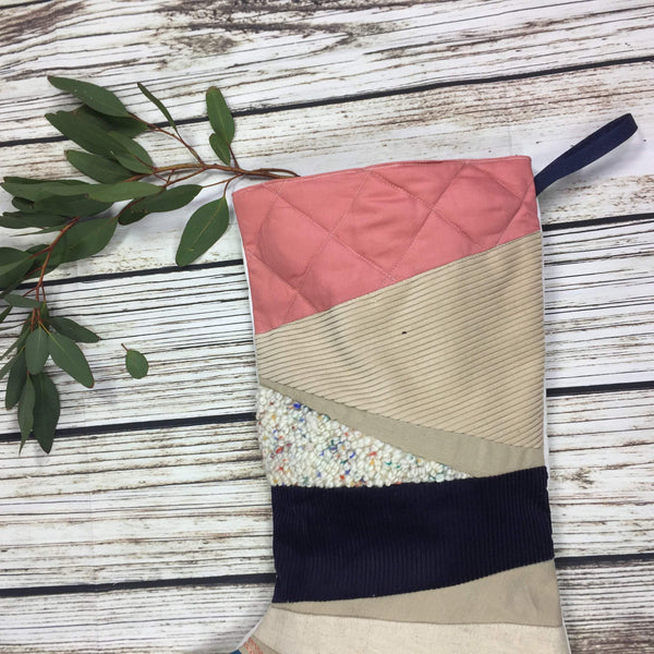 Handmade Christmas Stocking - Large Christmas, Christmas: Stockings, Lucy Teacup 44ideas.co.uk