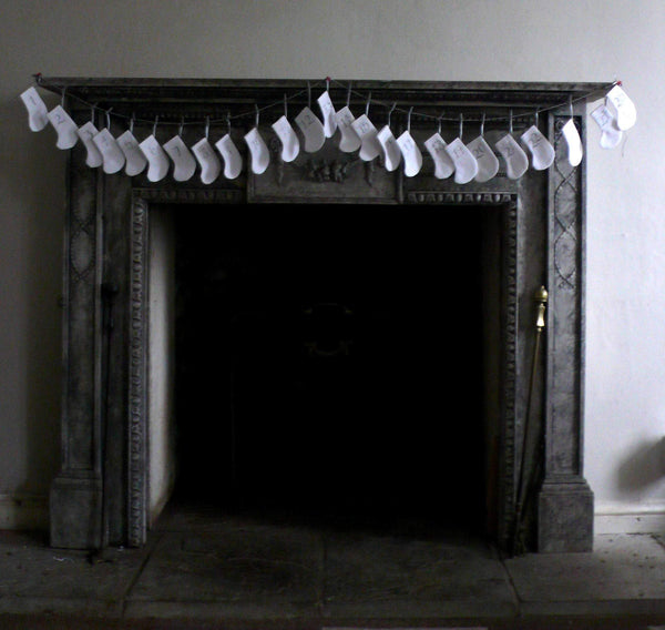 Advent Calendar Mini Stockings - The Monroe  44ideas.co.uk