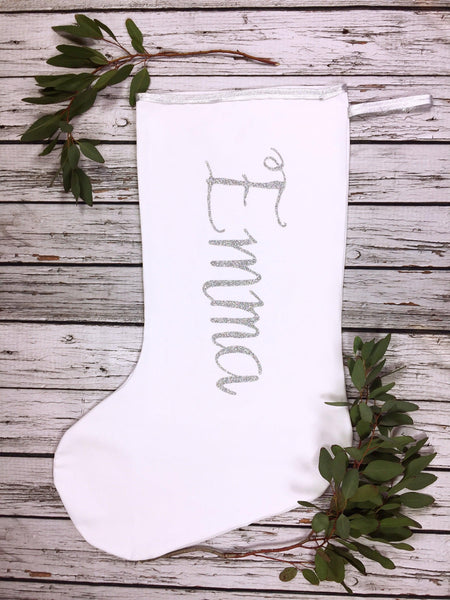 White Christmas Large Sack - The Monroe Christmas, Christmas: Sacks, Font Not Found, Font: The Monroe 44ideas.co.uk