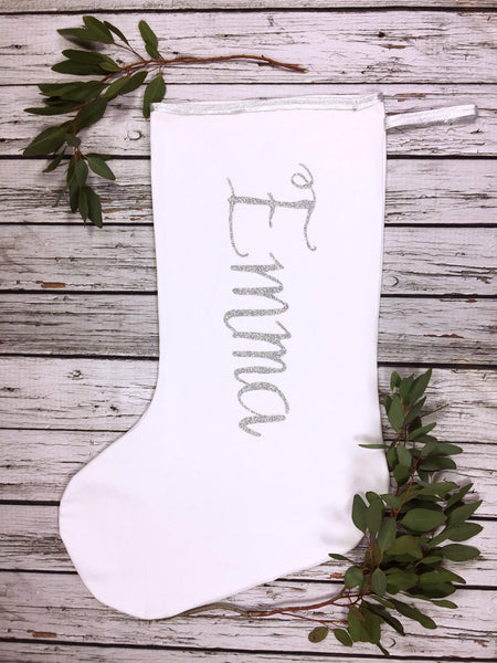 Grey Personalised Christmas Sack - The Monroe Christmas, Christmas: Sacks, Font Not Found, Font: The Monroe 44ideas.co.uk