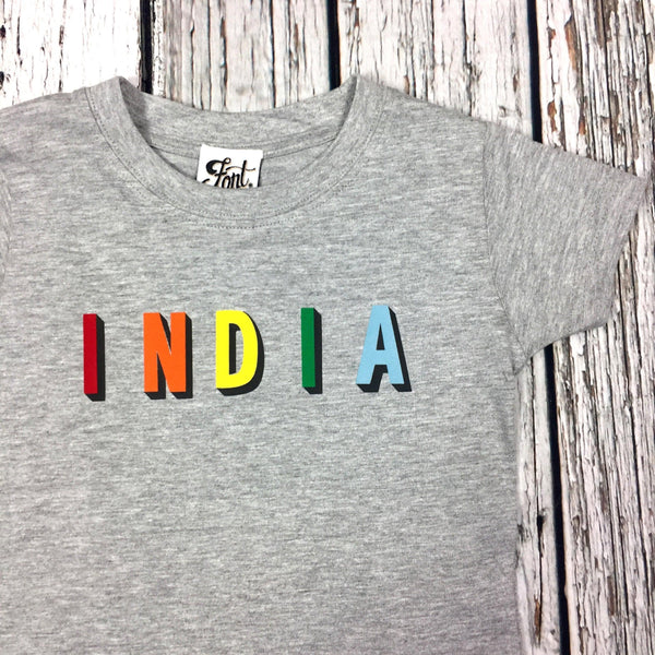 Kids' Personalised Name T-Shirt - Bingley Bang Font Not Found, Font: Bingley Bang, Kid's Clothes, T-Shirts, T-Shirts: Letters 44ideas.co.uk