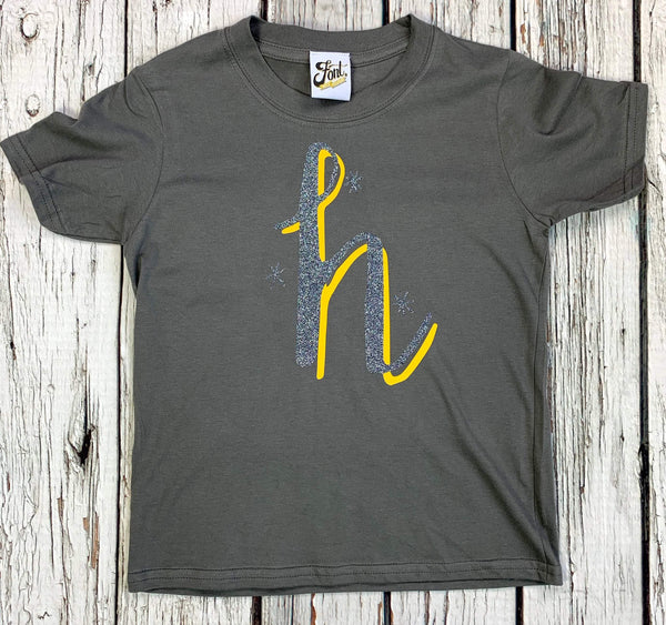 Children's Letter T-Shirt - The Monroe Font Not Found, Font: The Monroe, Kid's Clothes, T-Shirts, T-Shirts: Letters 44ideas.co.uk