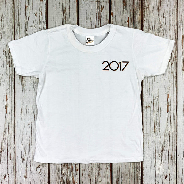 Kids' Birthday T-Shirts Year - Branson Font Not Found, Font: Branson, Kid's Clothes, T-Shirt: Numbers, T-Shirts 44ideas.co.uk