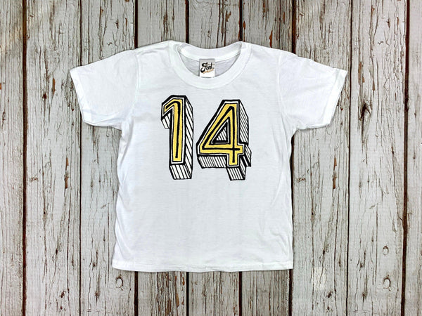 Teenage Birthday Shirt Numbers 11-16 - Juniper Red Font Not Found, Font: Juniper Red, T-Shirt: Numbers, T-Shirts, Teen Clothes 44ideas.co.uk