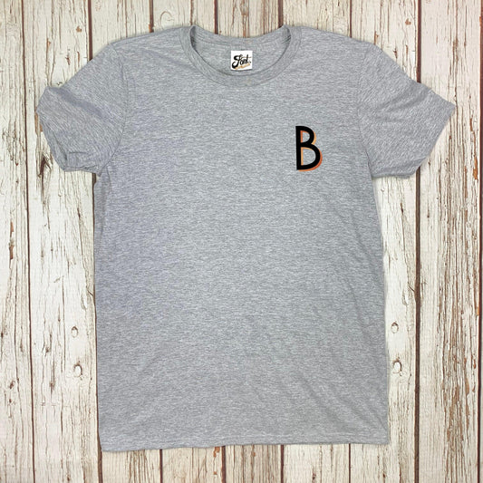 Male Pocket Letter T-Shirt - Branson Font Not Found, Font: Branson, Men's Clothes, T-Shirts, T-Shirts: Letters 44ideas.co.uk