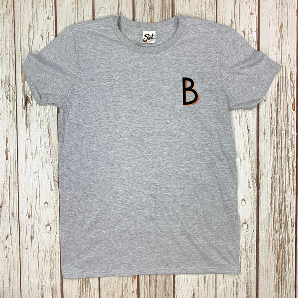 Male Pocket Letter T-Shirt - Branson Font Not Found, Font: Branson, Men's Clothes, T-Shirts, T-Shirts: Letters 44ideas.co.uk