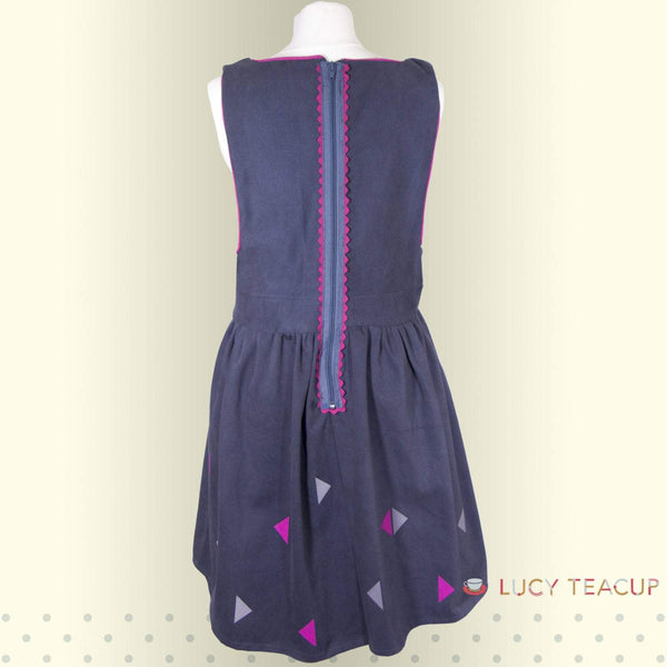Grey Pinafore Woman’s Dress Dresses, Lucy Teacup, Womens Clothes 44ideas.co.uk