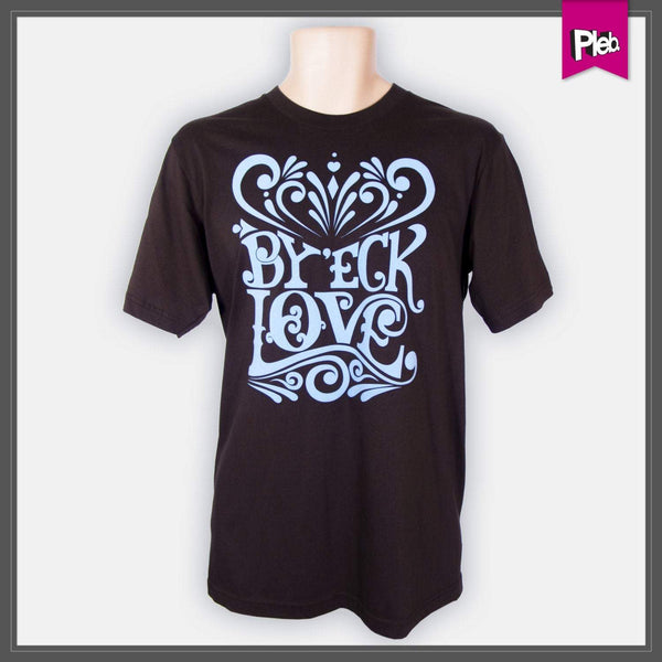 Yorkshire Slang ‘By 'eck Love’ Men's Clothes, Pleb, T-Shirts, T-Shirts: Letters 44ideas.co.uk