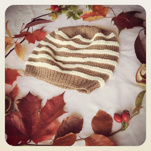 Woollen Hand-Knitted Brown Hat Accessories, Donalds Wally Hat, Hats, Knitted 44ideas.co.uk