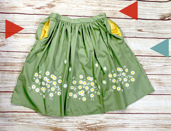 Daisy Skirt with Elasticated Waist and Pockets Lucy Teacup, Skirts, Womens Clothes 44ideas.co.uk