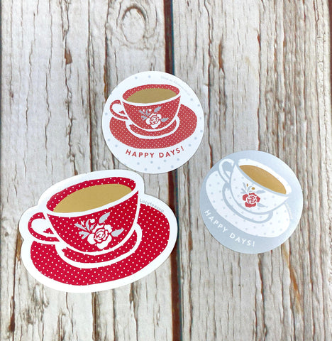 Stickers- Teacup Accessories, Lucy Teacup, Stickers 44ideas.co.uk
