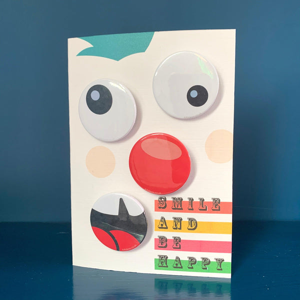 Birthday Badge Card- Smile Badges, Birthday, Cards, Pleb 44ideas.co.uk